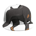 Doberman Pinscher Print Snapback Cap