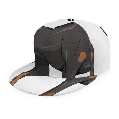 Doberman Pinscher Print Snapback Cap