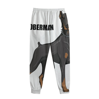 Doberman Pinscher Print Sweatpants
