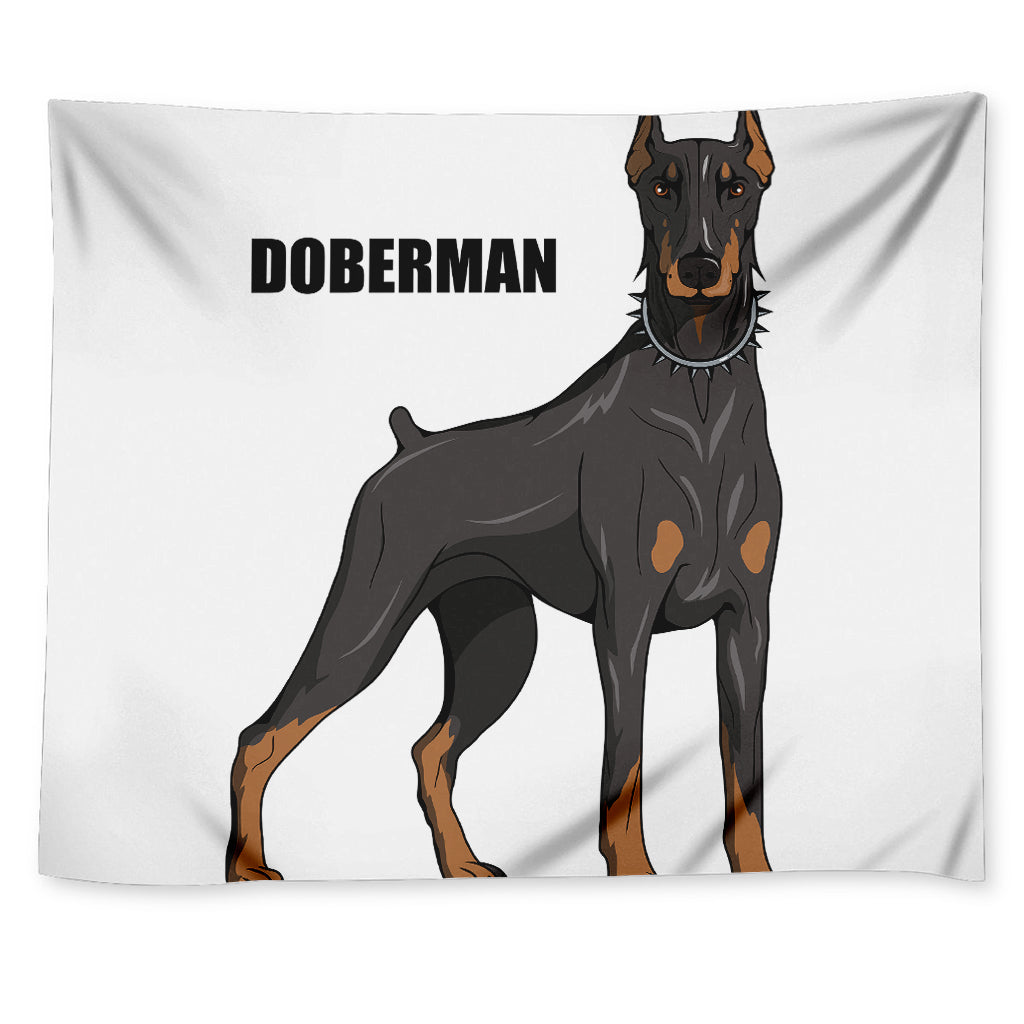 Doberman Pinscher Print Tapestry