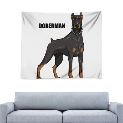 Doberman Pinscher Print Tapestry