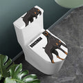 Doberman Pinscher Print Toilet Lid And Tank Cover Set