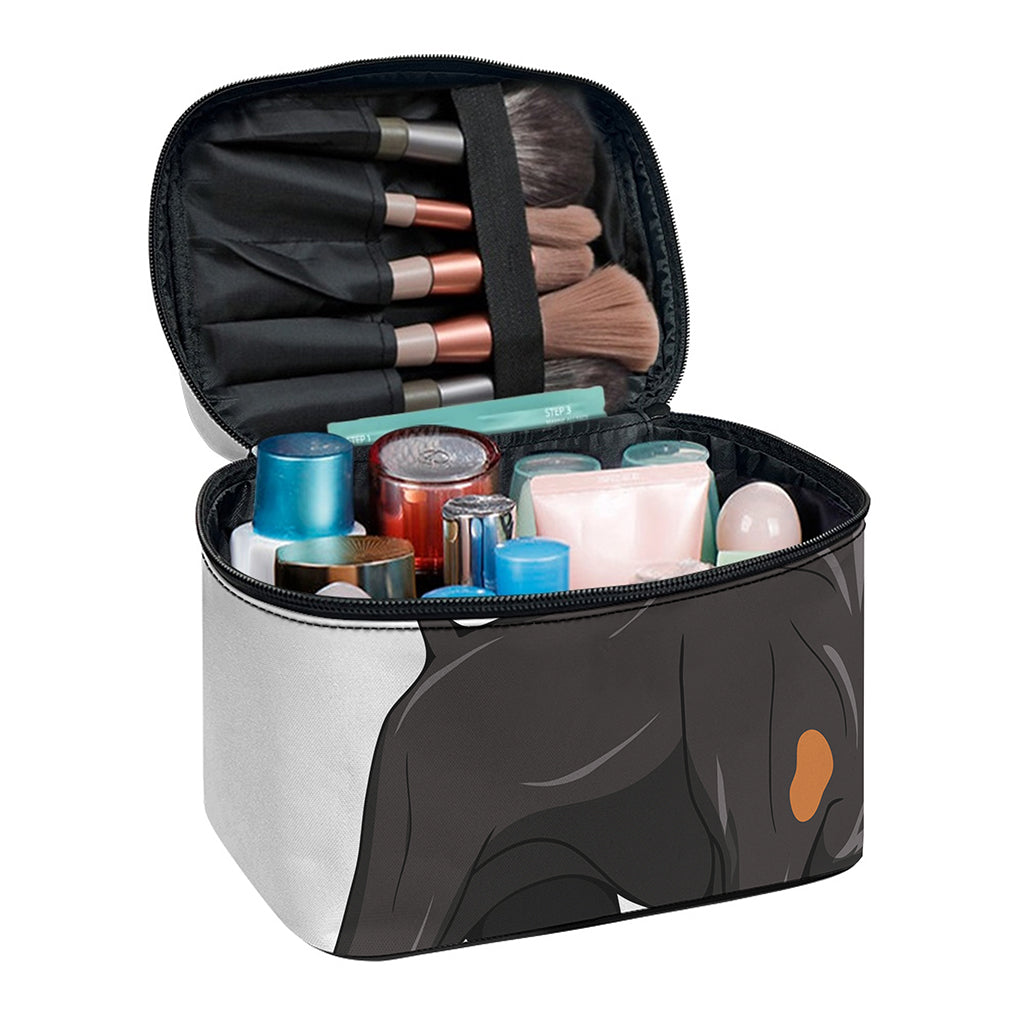Doberman Pinscher Print Travel Makeup Bag