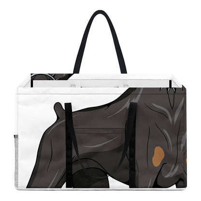 Doberman Pinscher Print Utility Tote Bag
