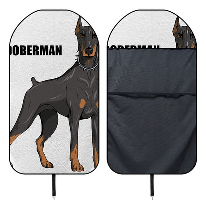 Doberman Pinscher Print Waterproof Car Seat Cover