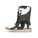 Doberman Pinscher Print Winter Boots