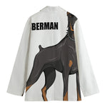 Doberman Pinscher Print Women's Blazer