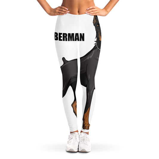 Doberman Pinscher Print Women's Leggings