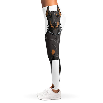 Doberman Pinscher Print Women's Leggings
