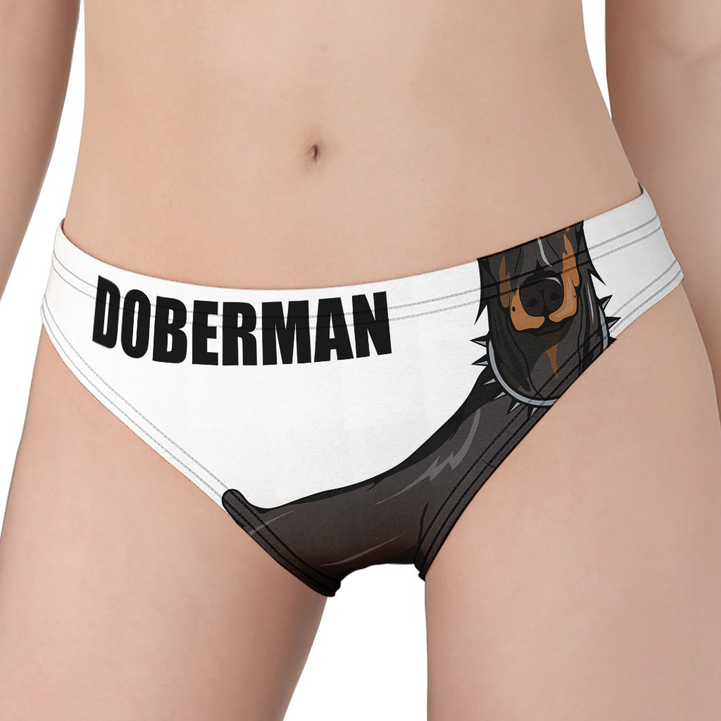 Doberman Pinscher Print Women's Panties