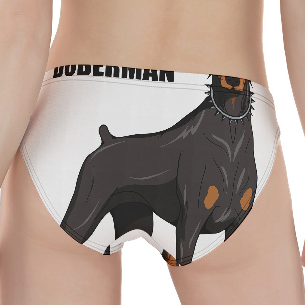 Doberman Pinscher Print Women's Panties