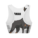 Doberman Pinscher Print Women's Sports Bra