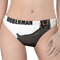 Doberman Pinscher Print Women's Thong