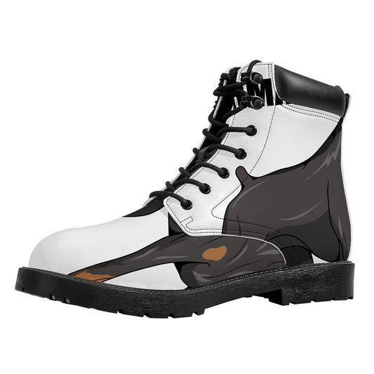 Doberman Pinscher Print Work Boots