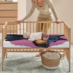 Dobermann Portrait Print Baby Crib Sheet
