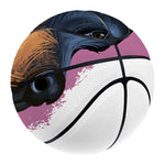 Dobermann Portrait Print Basketball