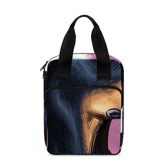 Dobermann Portrait Print Bible Tote Bag