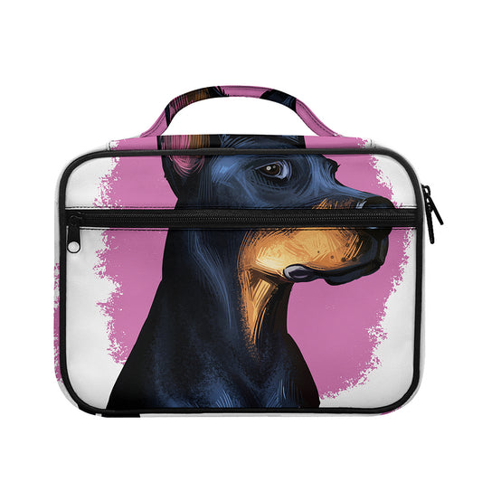 Dobermann Portrait Print Briefcase Bible Bag