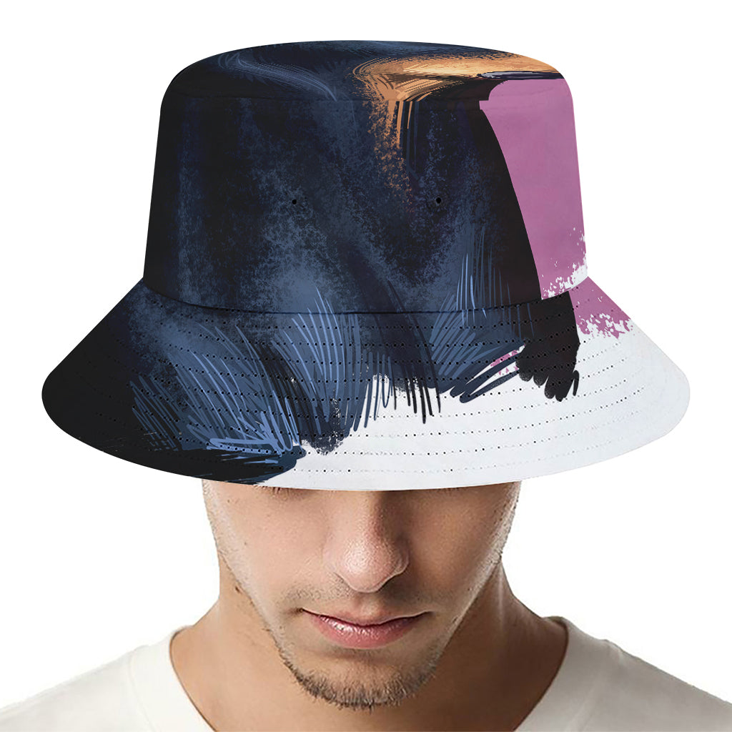 Dobermann Portrait Print Bucket Hat