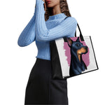 Dobermann Portrait Print Canvas Tote Bag