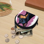 Dobermann Portrait Print Coin Purse