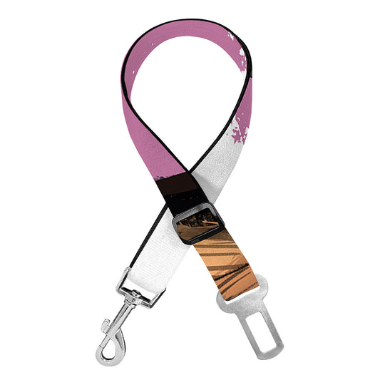 Dobermann Portrait Print Dog Seat Belt