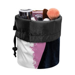 Dobermann Portrait Print Drawstring Makeup Bag