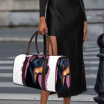 Dobermann Portrait Print Duffle Bag
