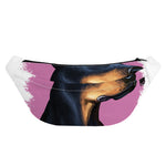 Dobermann Portrait Print Fanny Pack