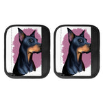 Dobermann Portrait Print Handle Covers