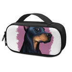Dobermann Portrait Print Insulin Cooler Travel Case