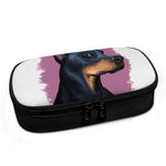 Dobermann Portrait Print Insulin Cooler Travel Case