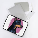 Dobermann Portrait Print Laptop Sleeve