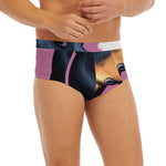 Dobermann Portrait Print Men's Briefs
