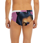 Dobermann Portrait Print Men's Briefs