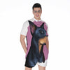 Dobermann Portrait Print Men's Rompers