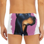 Dobermann Portrait Print Men's Short Boxer Briefs