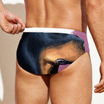 Dobermann Portrait Print Men's Swim Briefs