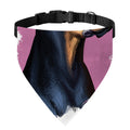 Dobermann Portrait Print Over The Collar Dog Bandana