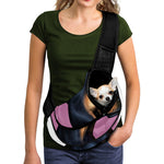 Dobermann Portrait Print Pet Sling Carrier