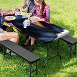 Dobermann Portrait Print Picnic Table Cover