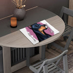Dobermann Portrait Print Placemat