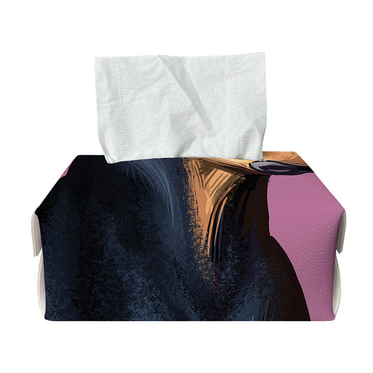 Dobermann Portrait Print Rectangle Tissue Box Cover