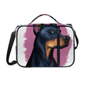 Dobermann Portrait Print Shoulder Strap Bible Bag