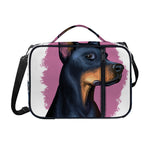 Dobermann Portrait Print Shoulder Strap Bible Bag