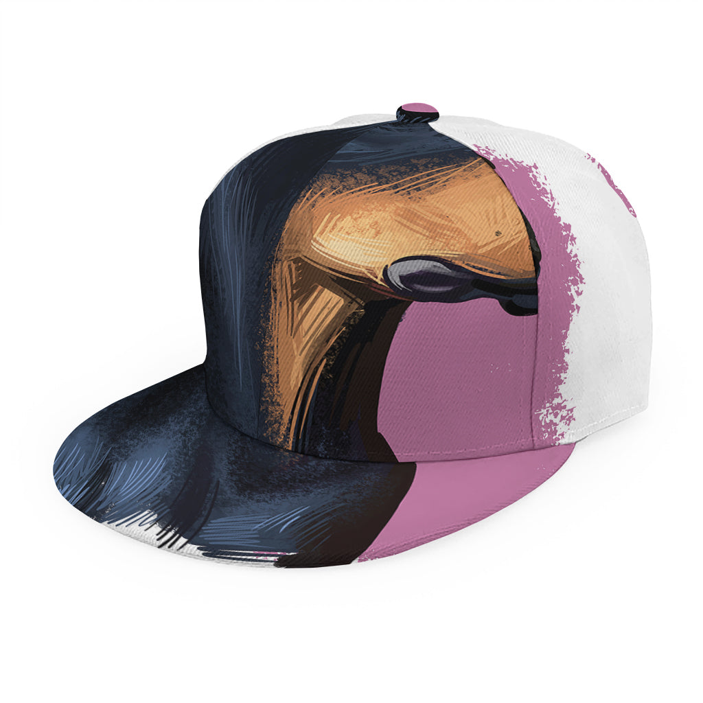 Dobermann Portrait Print Snapback Cap