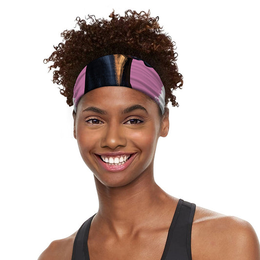 Dobermann Portrait Print Sports Headband