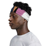 Dobermann Portrait Print Sports Headband