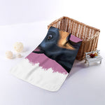 Dobermann Portrait Print Towel