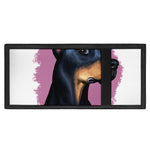 Dobermann Portrait Print Trifold Wallet